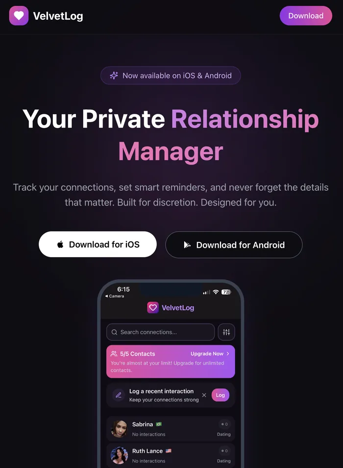 Subscription mobile app with AI reminder system